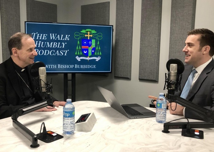 Bishop Burbidge on his weekly podcast with Billy Atwell